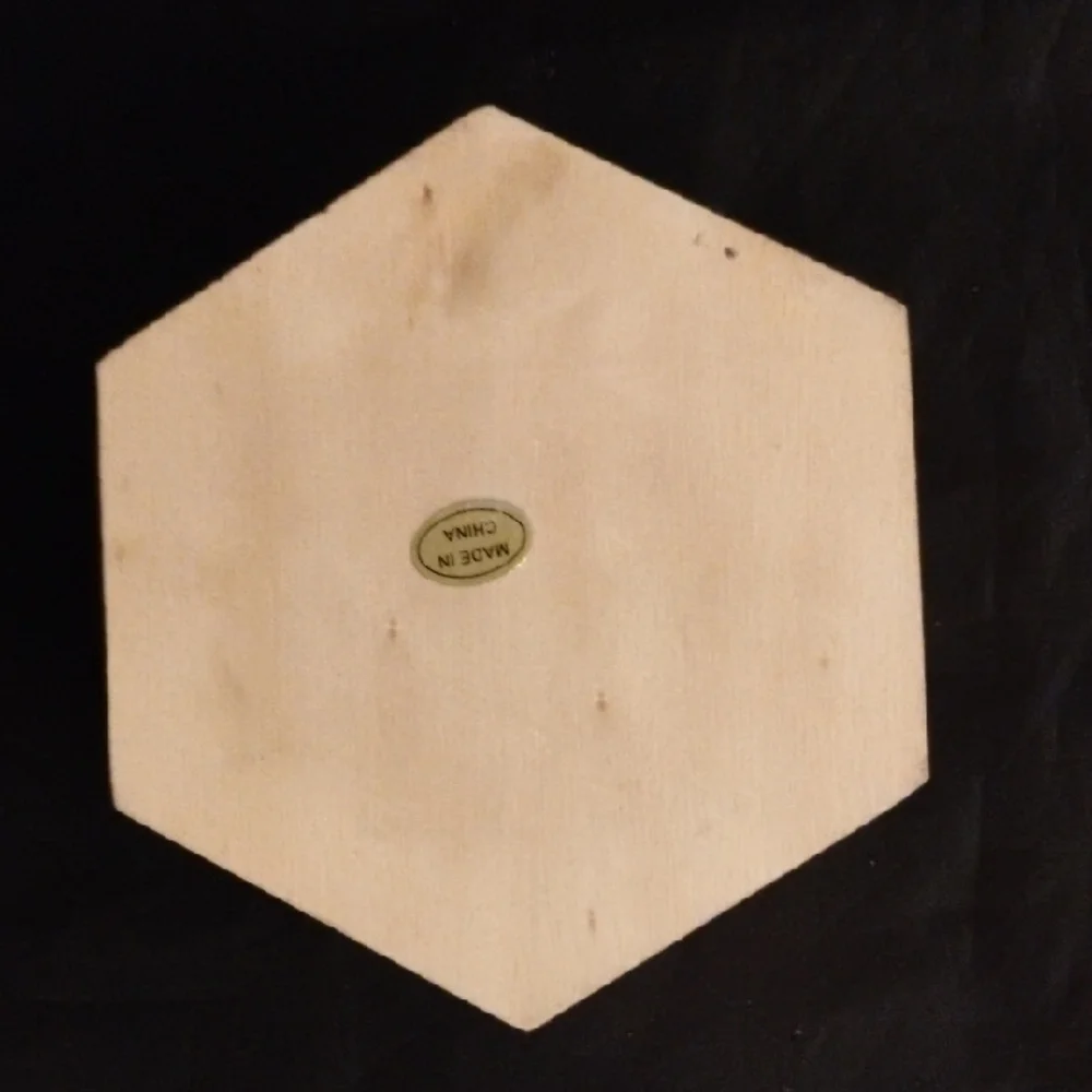 Hexagonal Wooden Trinket Box ((FREE with Jewelry Purchase)